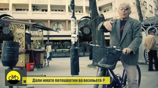 Анкета со возрасни скопјани на велосипед